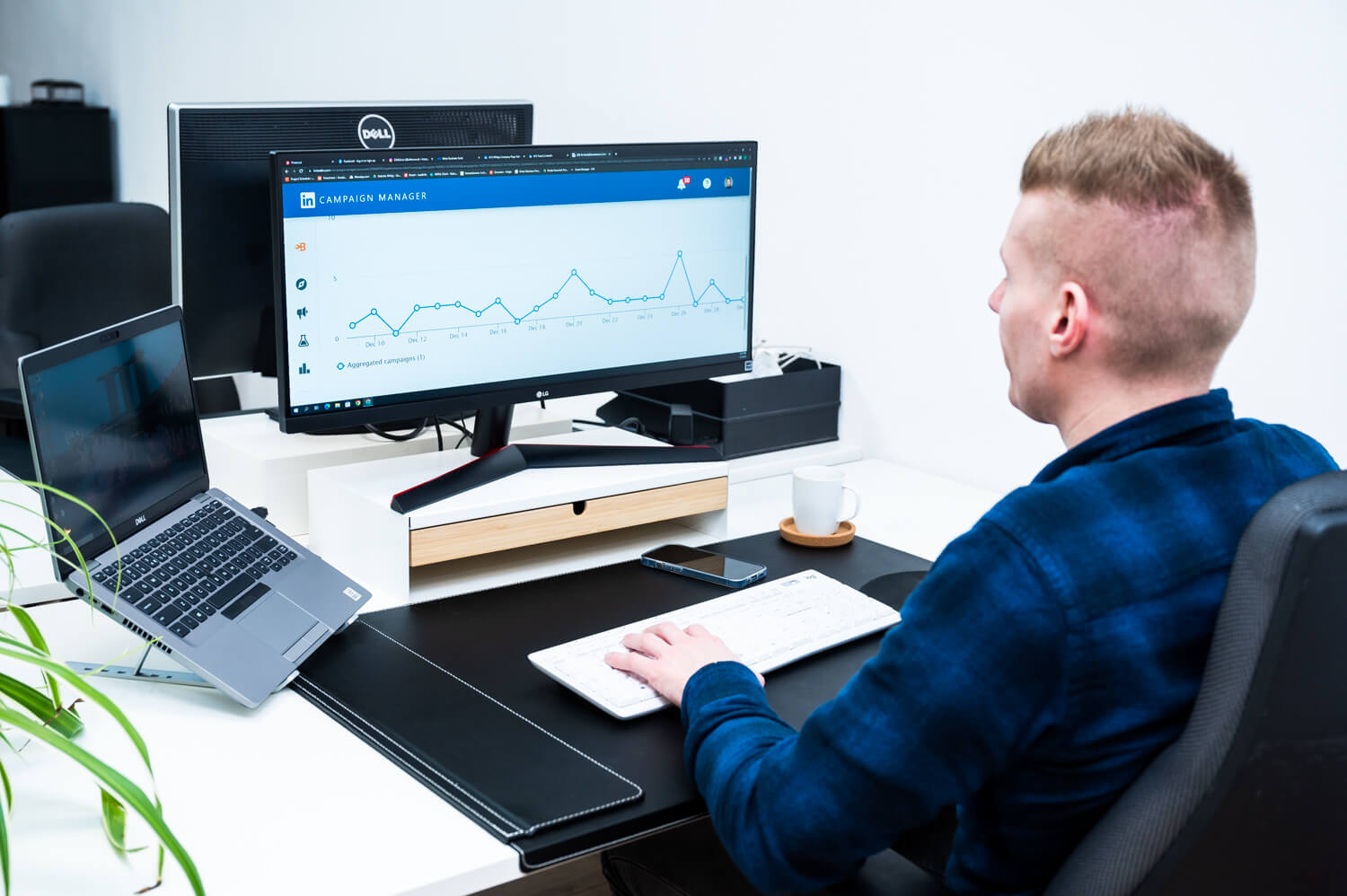 Social Marketing Experts reviewing campaign results